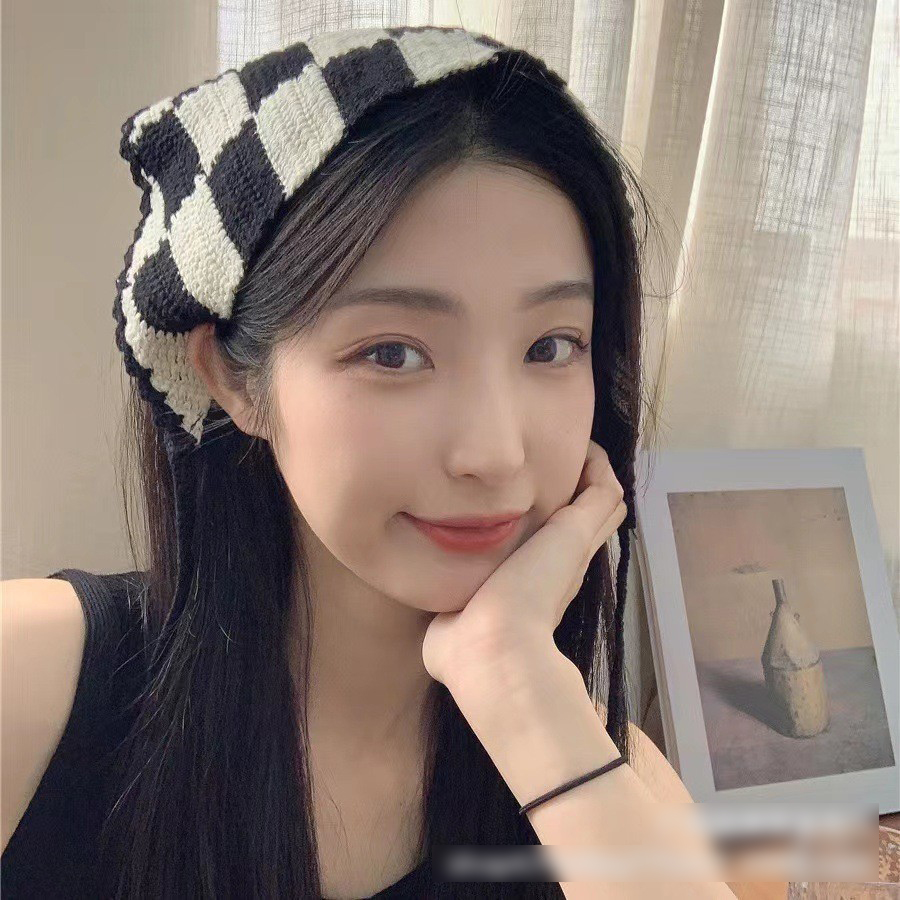 크로셰 뜨개 패턴 헤어두건 상세 이미지 6